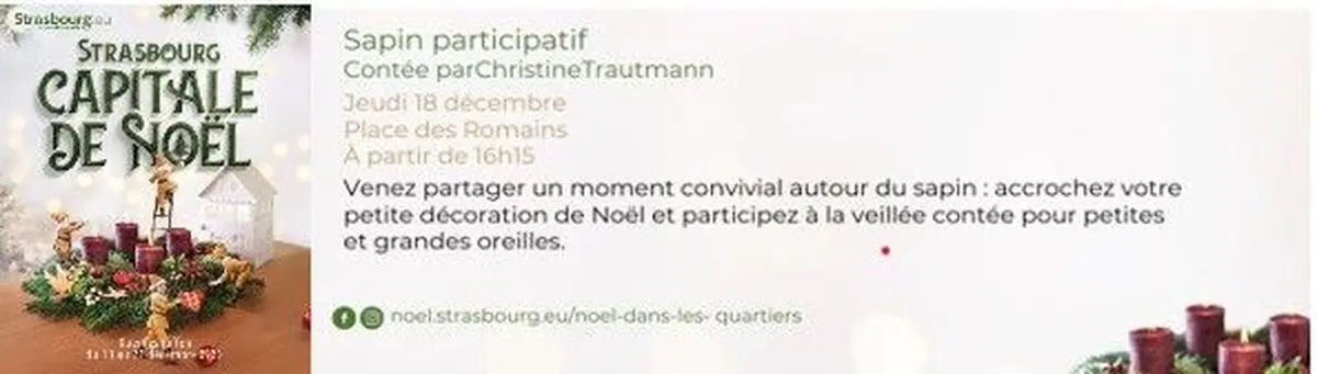 Sapin Participatif / Contée par Christine Trautmann