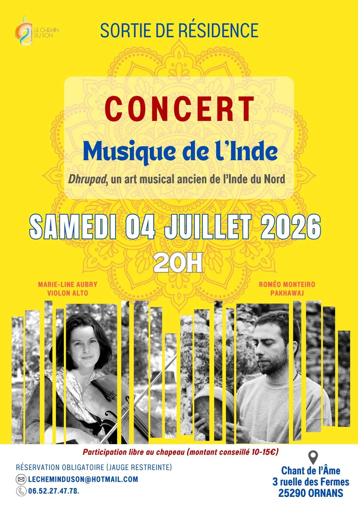 Concert : musique de l'Inde