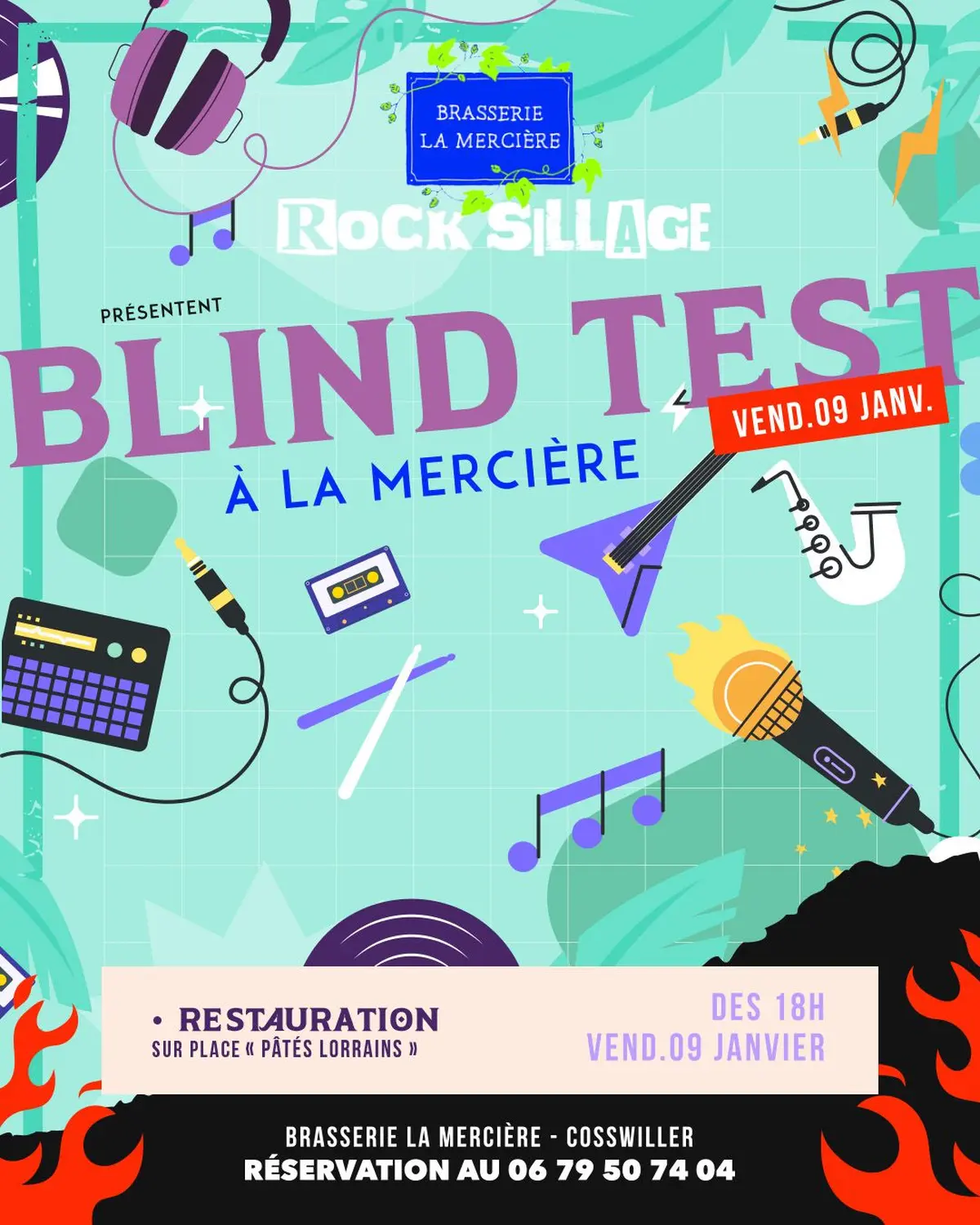 Blindtest à la Mercière