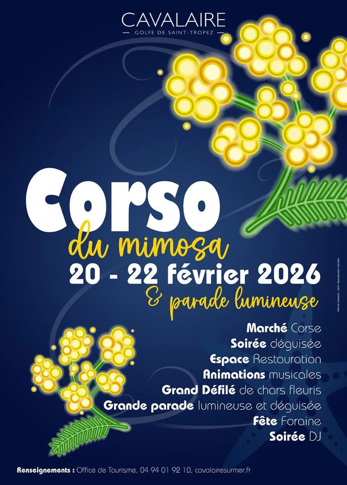 Corso du Mimosa 2026 à Cavalaire-sur-Mer