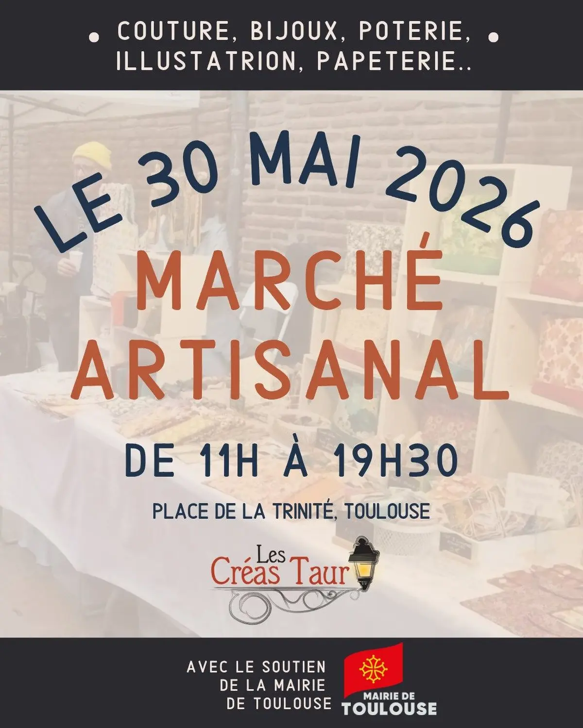 Marché Spécial Fête des Mères des Créas Taurs, samedi 30 mai 2026