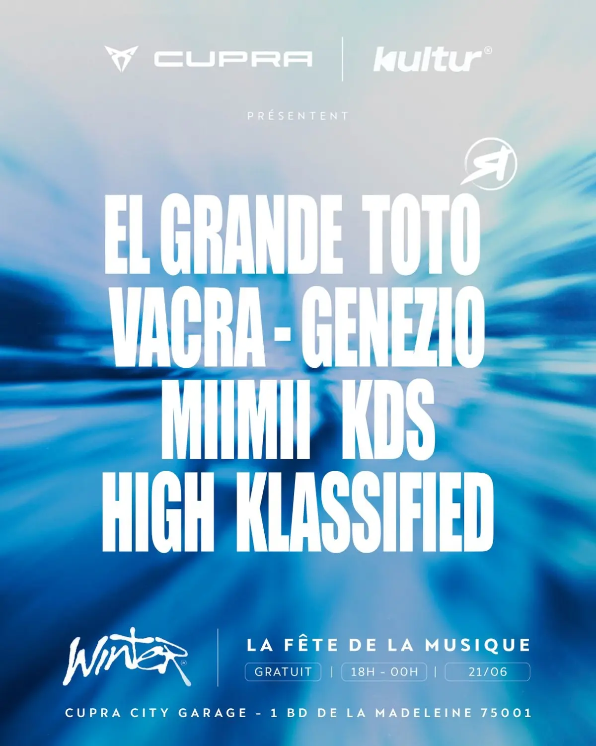 Vacra, Miimii Kds, Genezio, ElGrandeToto en live 