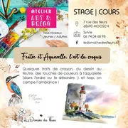 Stage Croquer ce que l'on aime, feutre et aquarelle, l'art du croquis