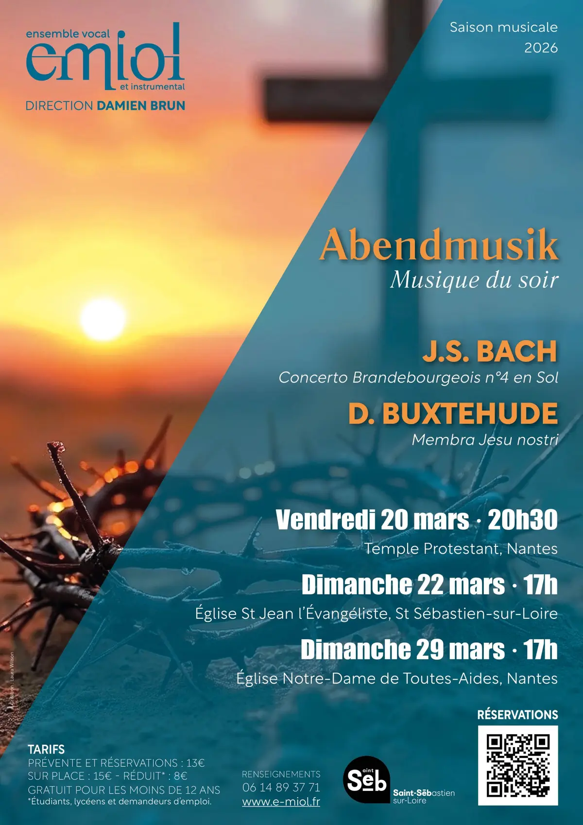 Concerto brandebourgeois  J.S. Bach / Membra Jesu Nostri  D. Buxtehude