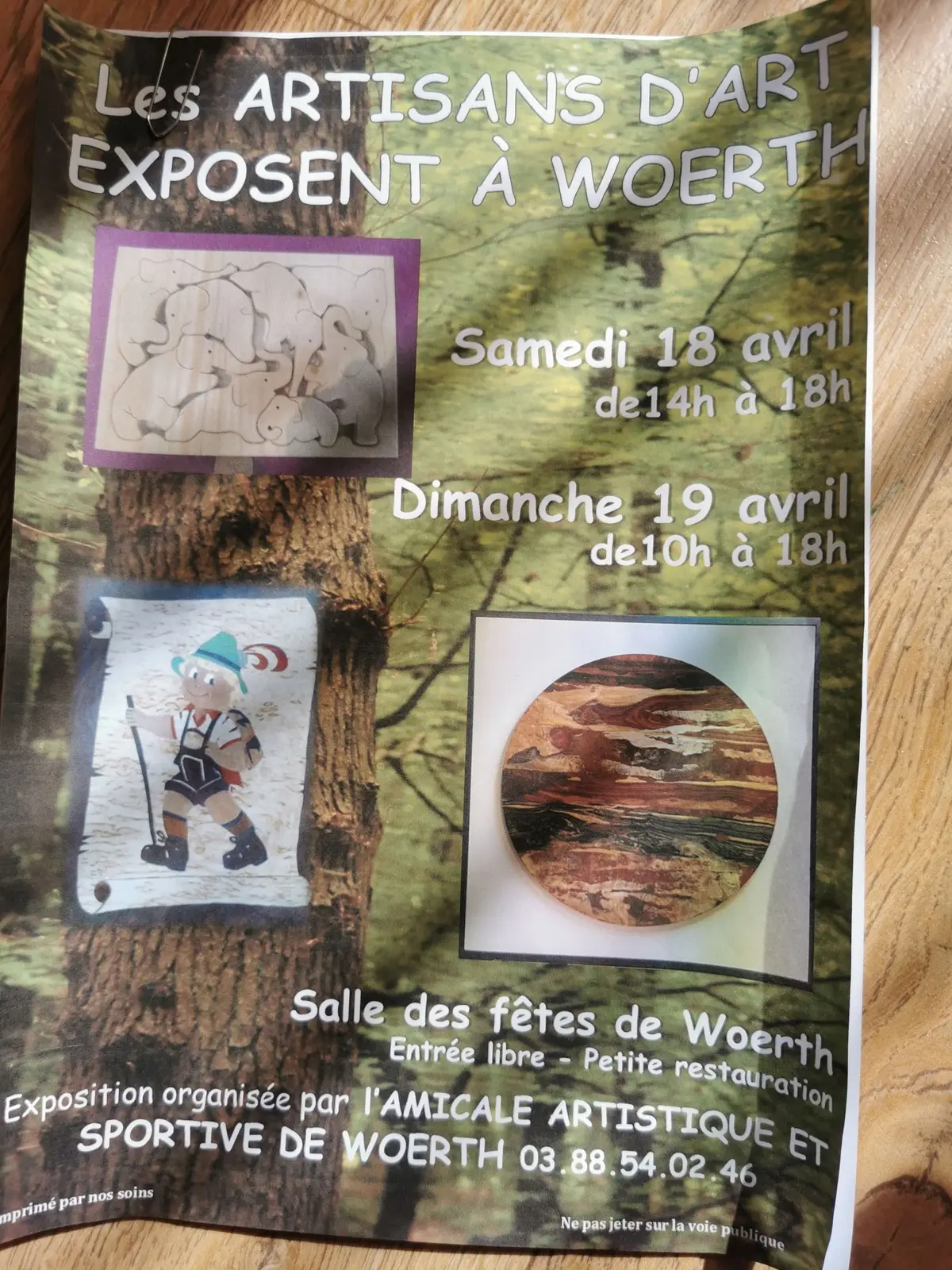 Les artisans d'art exposent à Woerth