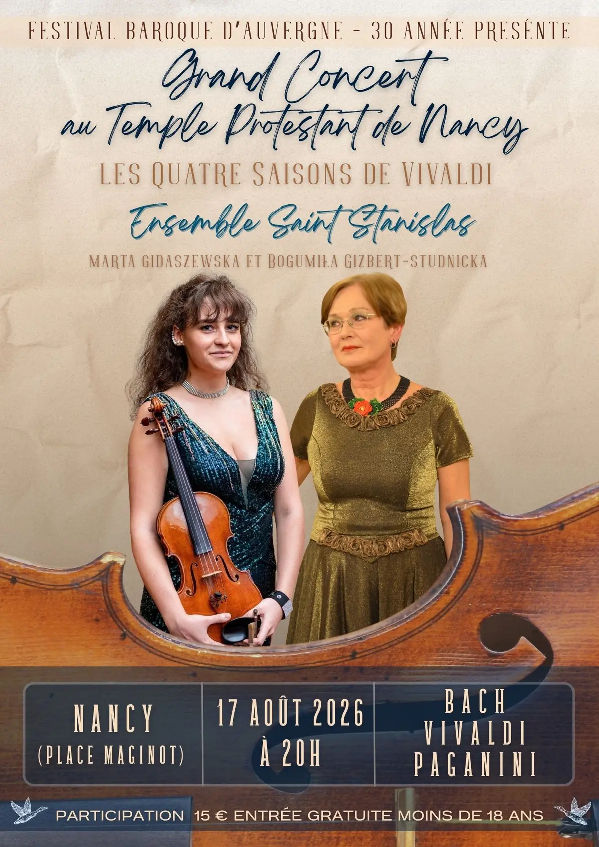 Autour du violon virtuos. Entre Rêve et Passion