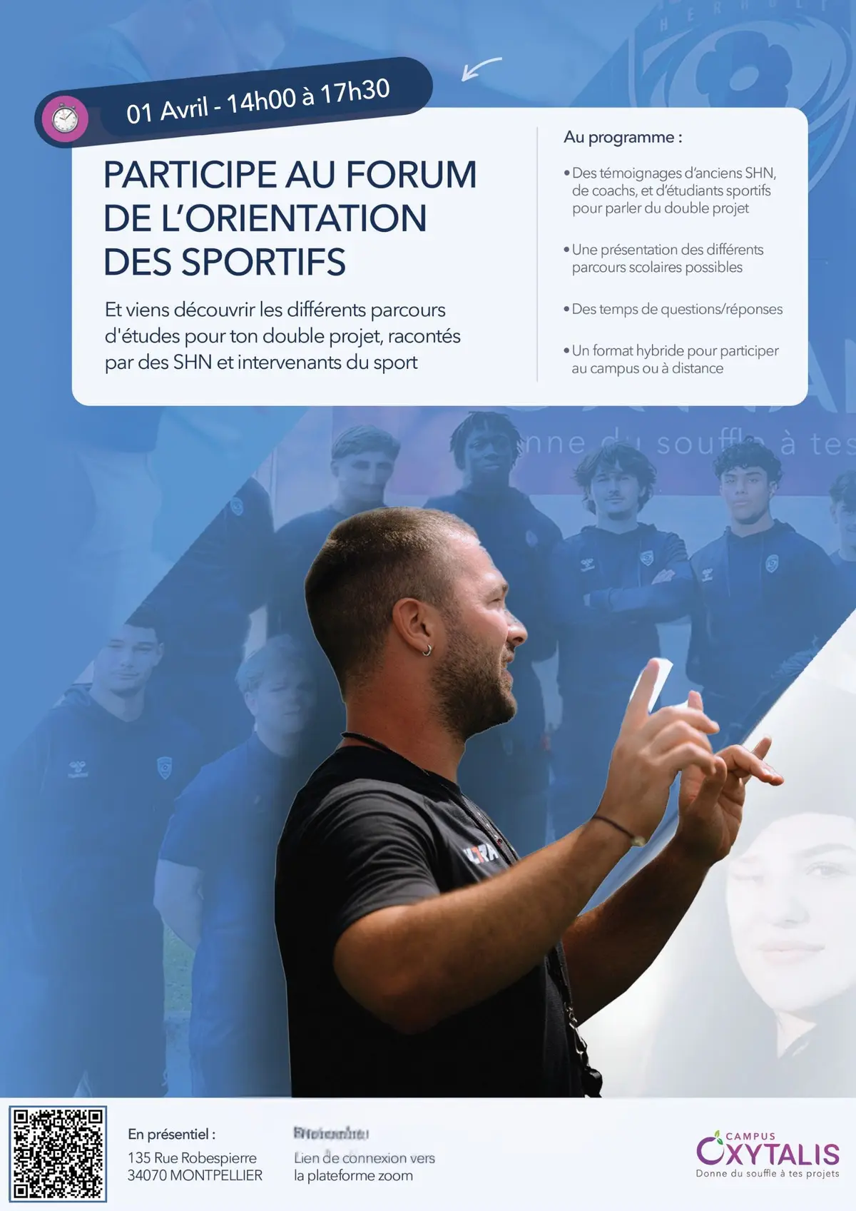 Forum de l'orientation des sportifs de haut et bon niveau à Montpellier