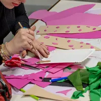 Atelier 3-6 ans : Corolle en collerette &copy; Tanguy Chêne