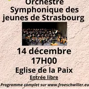 Concert de l'orchestre philharmonique jeunes de Strasbourg 