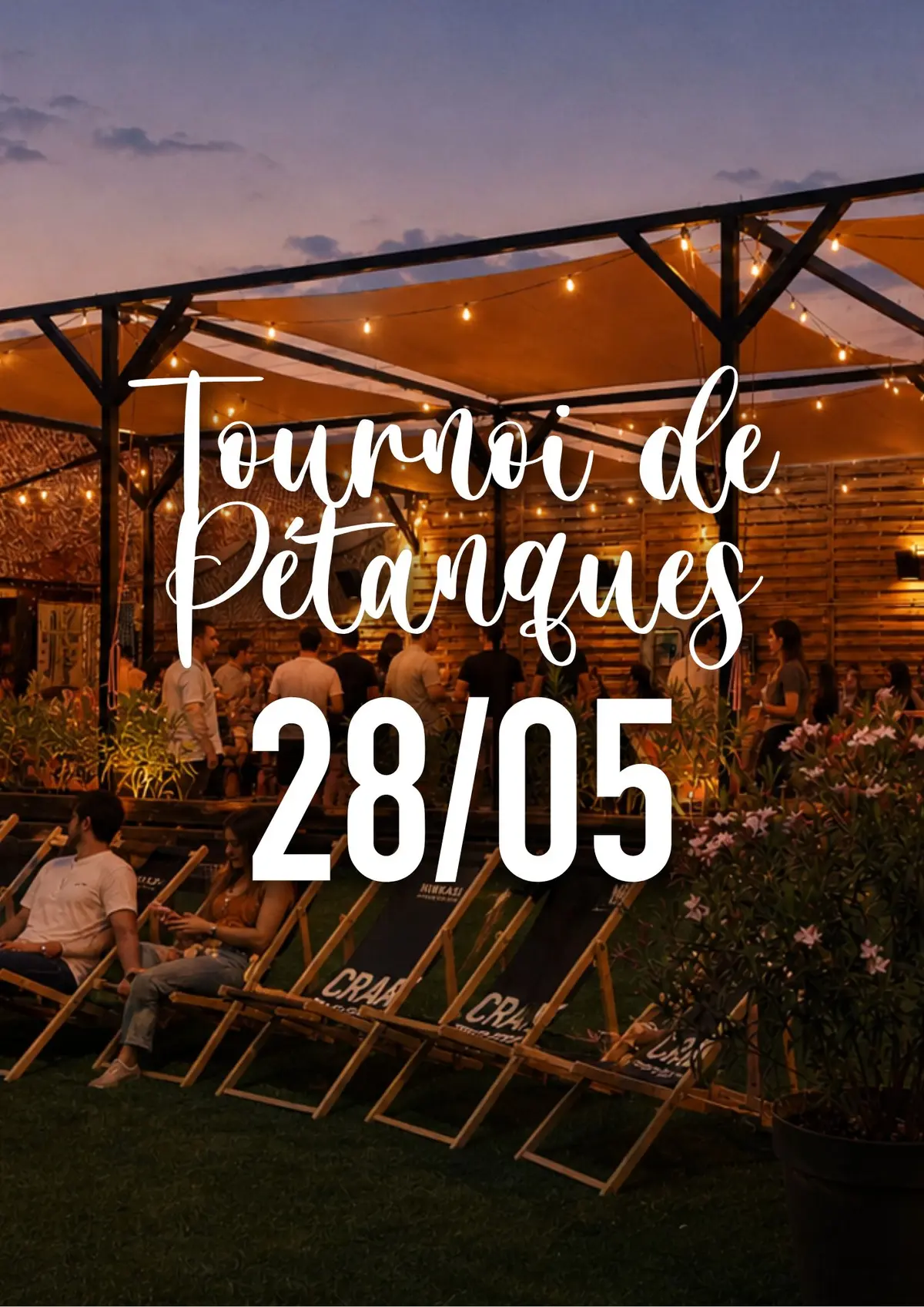 Tournoi de pétanques à la Guinguette