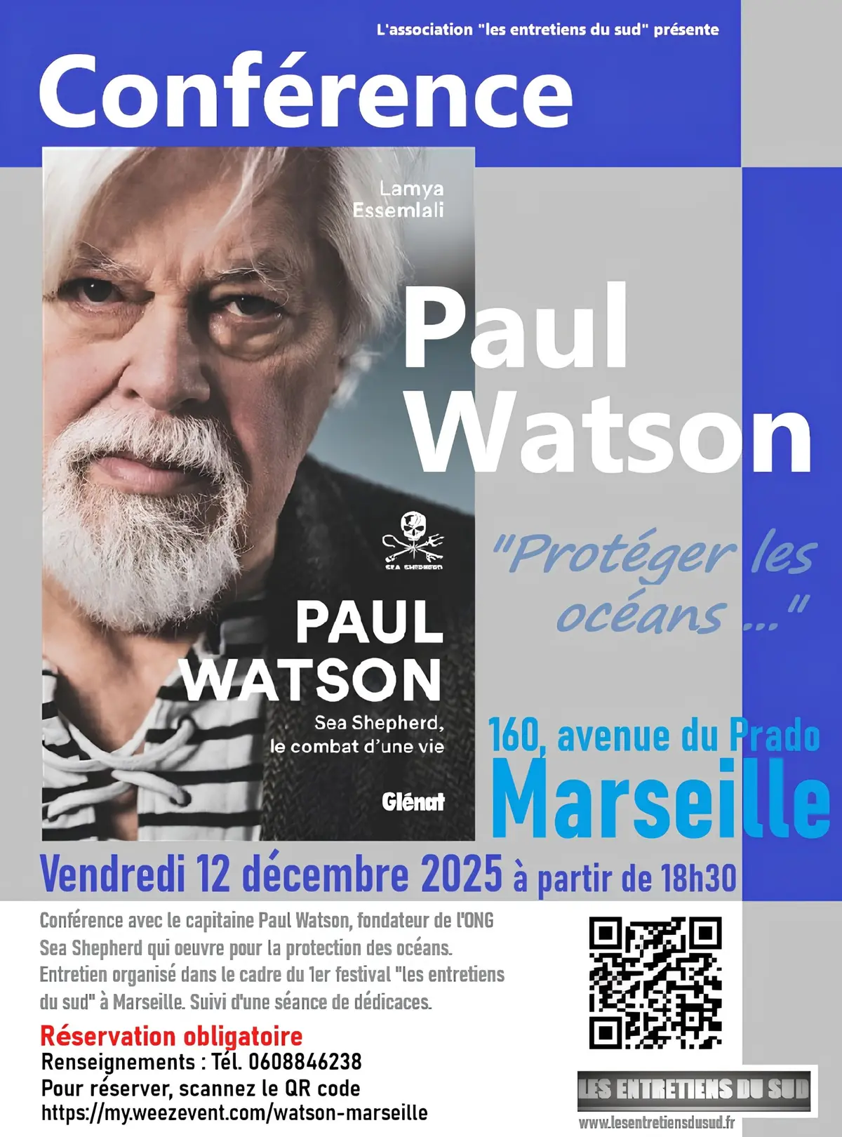Conférence Paul Watson - Marseille
