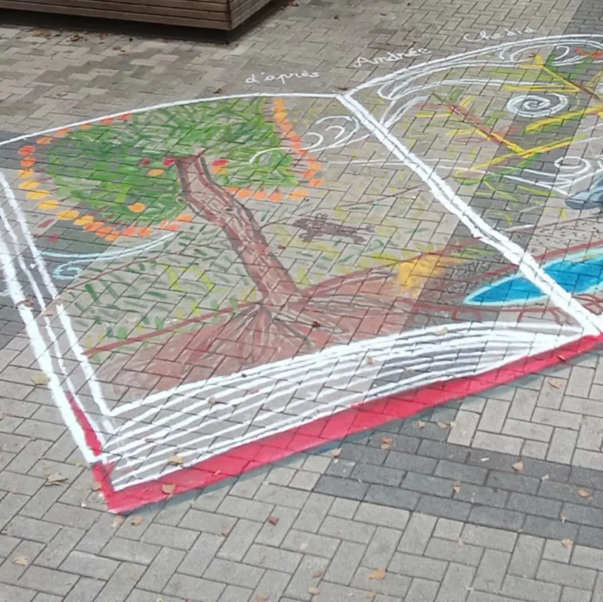 Fresque participative à la Bibliothèque Coteaux 