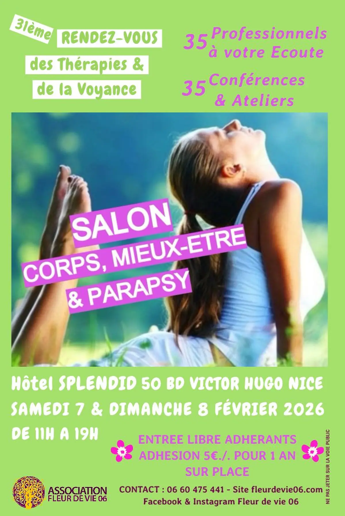 SALON Bien-être, Nouvelles thérapies, Produits BIO & Voyance - NICE (06)