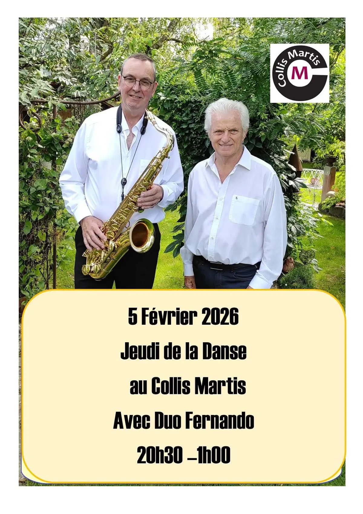 Jeudi de la danse avec Duo Fernando 