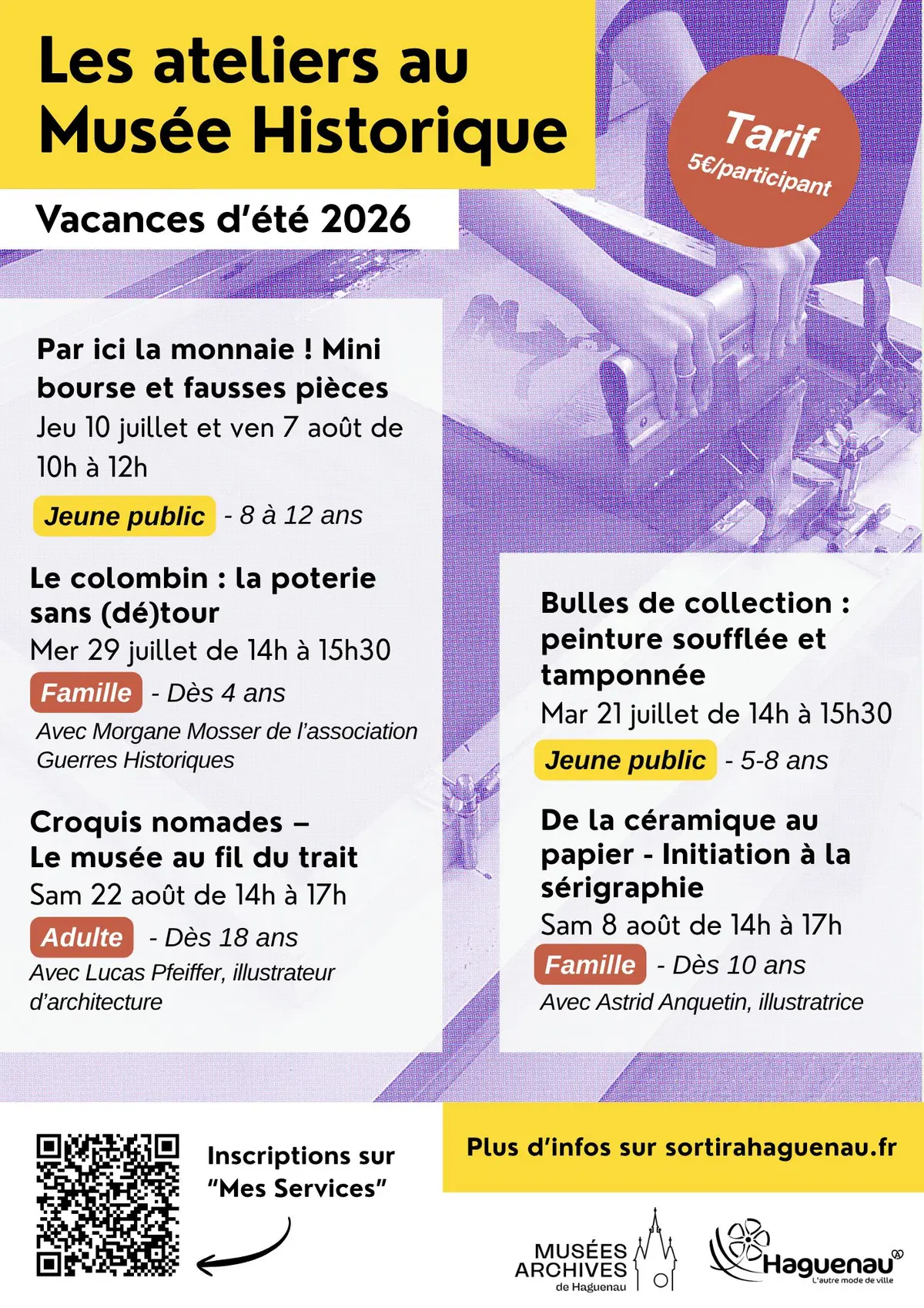 Atelier Par ici la monnaie ! Mini bourse et fausses pièces
