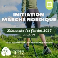 Initiation à la marche nordique &copy; Domaine du HIRTZ