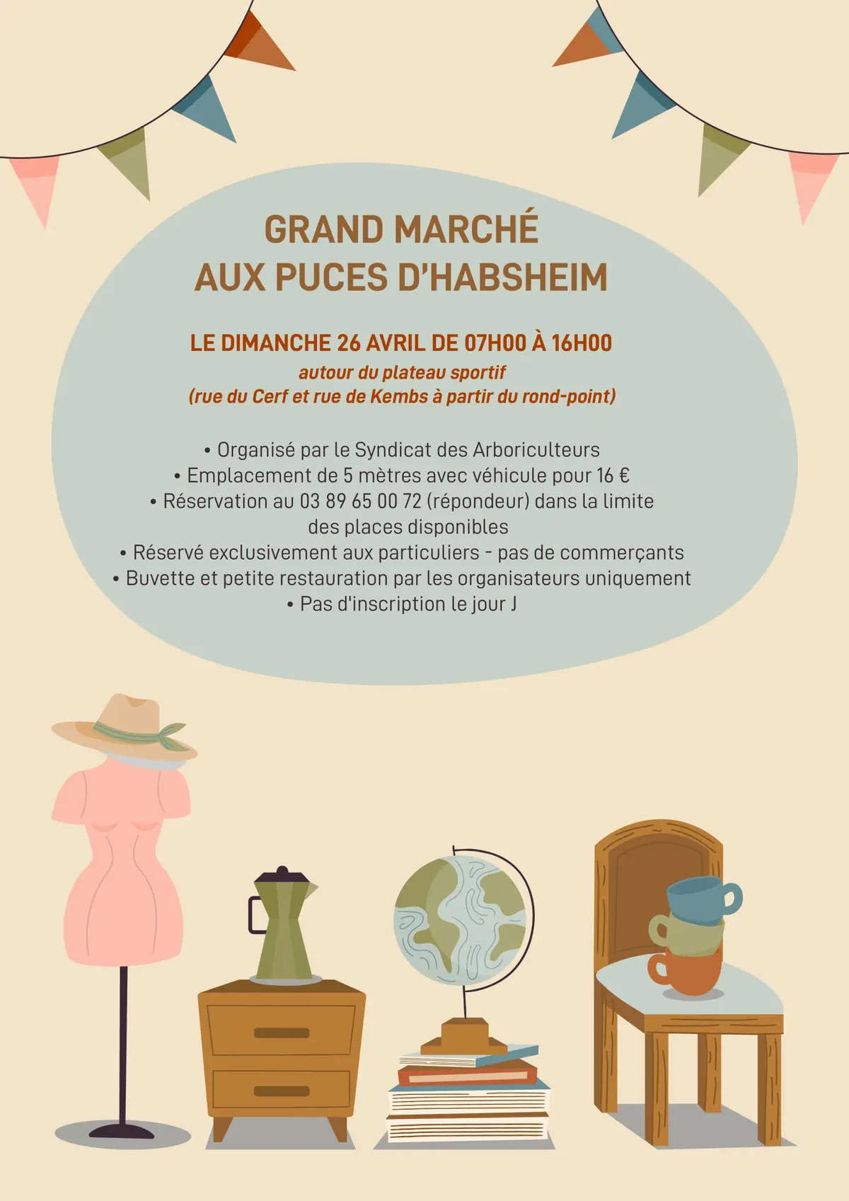 Grand marché aux puces d'Habsheim 