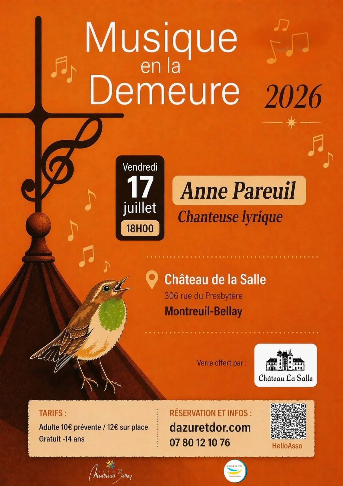 Musique en la demeure - Anne PAREUIL, Chanteuse Lyrique Mezzo-Soprano 