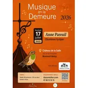 Musique en la demeure - Anne PAREUIL, Chanteuse Lyrique Mezzo-Soprano 