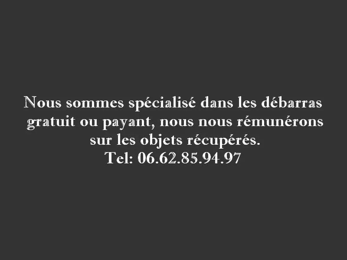 Entreprise de débarras du Biterrois