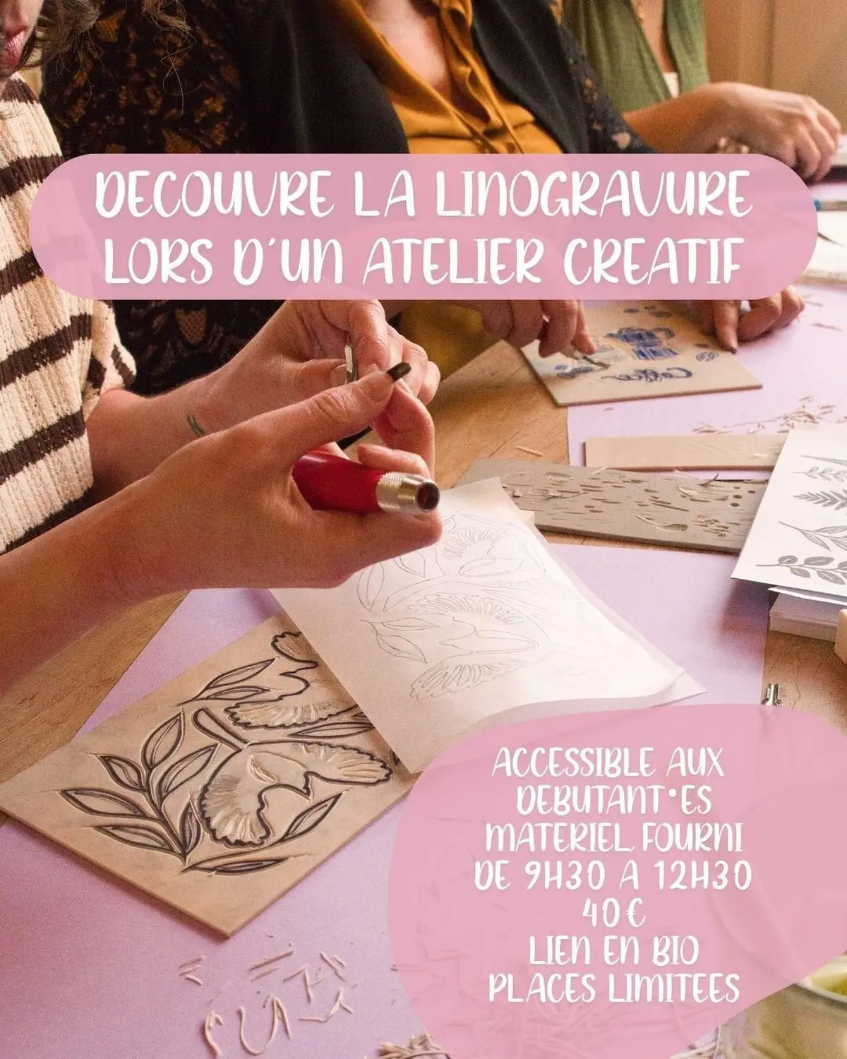 initiation à la Linogravure