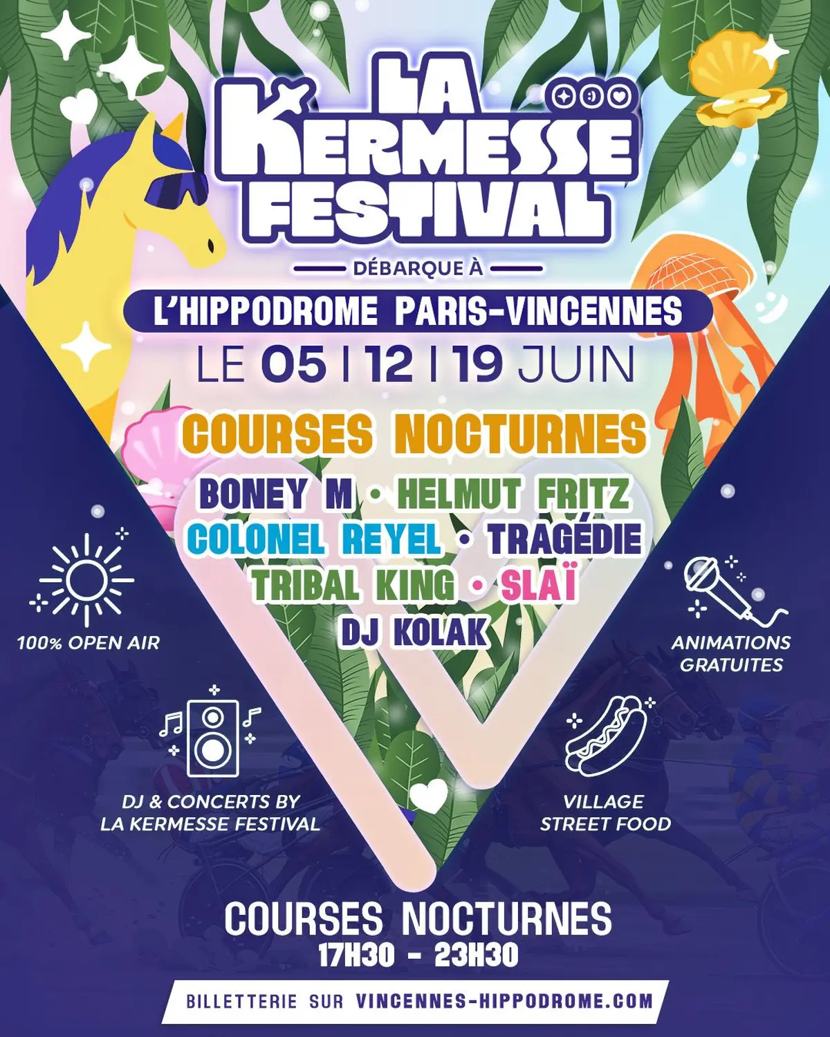 L’Hippodrome Paris-Vincennes accueille La Kermesse Festival !