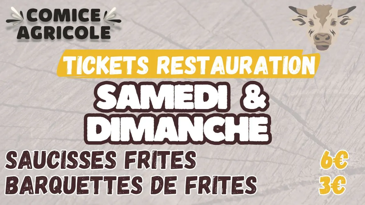 Vos Barquettes à Emporter au Comice Agricole de BRÛLON