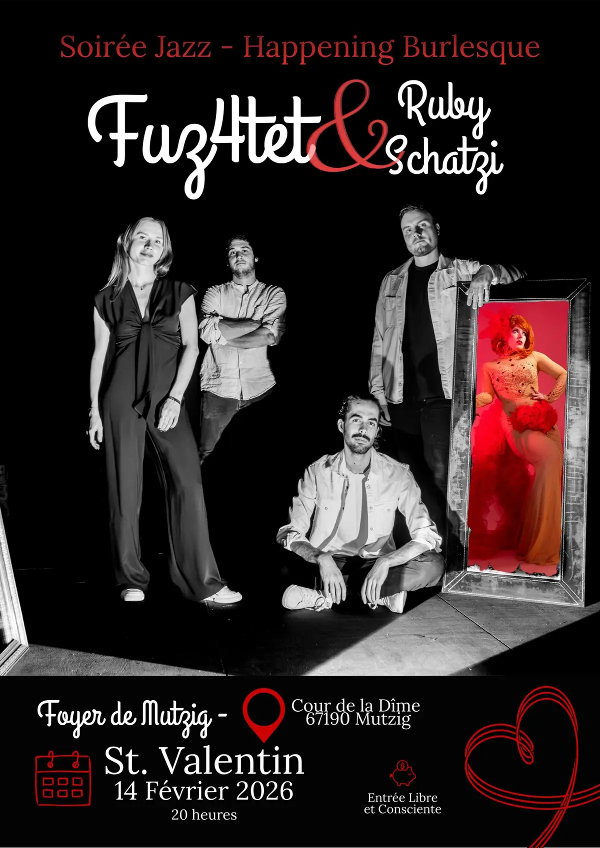 Fuz4tet et échappées burlesques avec Ruby Schatzi