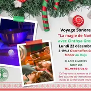 Voyage sonore & bain de gong la magie de Noël
