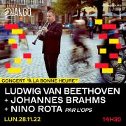 Ludwig Van Beethoven, Johannes Brahms et Nino Rota par l’OPS