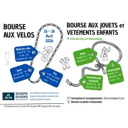 Bourse aux vélos enfants - adultes, accessoires vélos, draisiennes, trottinettes