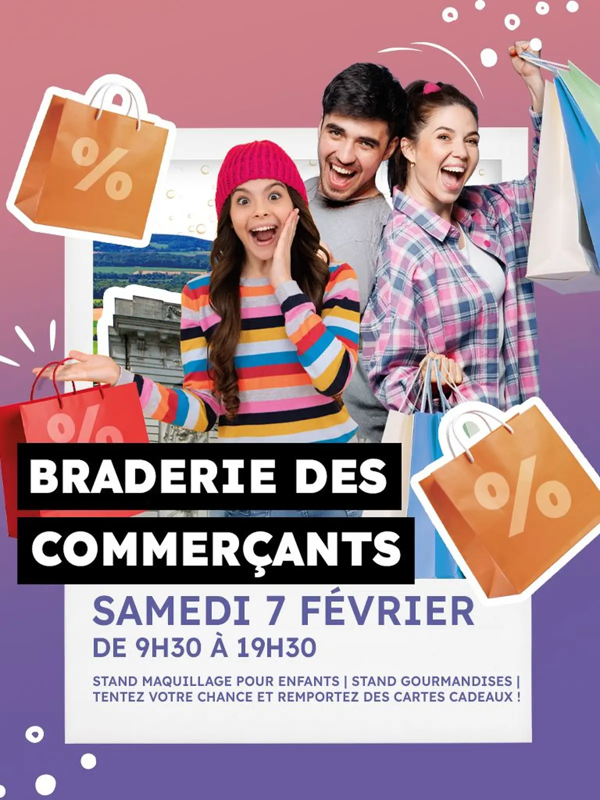 Braderie des commerçants Croix Dampierre