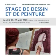 Stage de dessin et de peinture pour adulte et adolescents à Sarre-Union