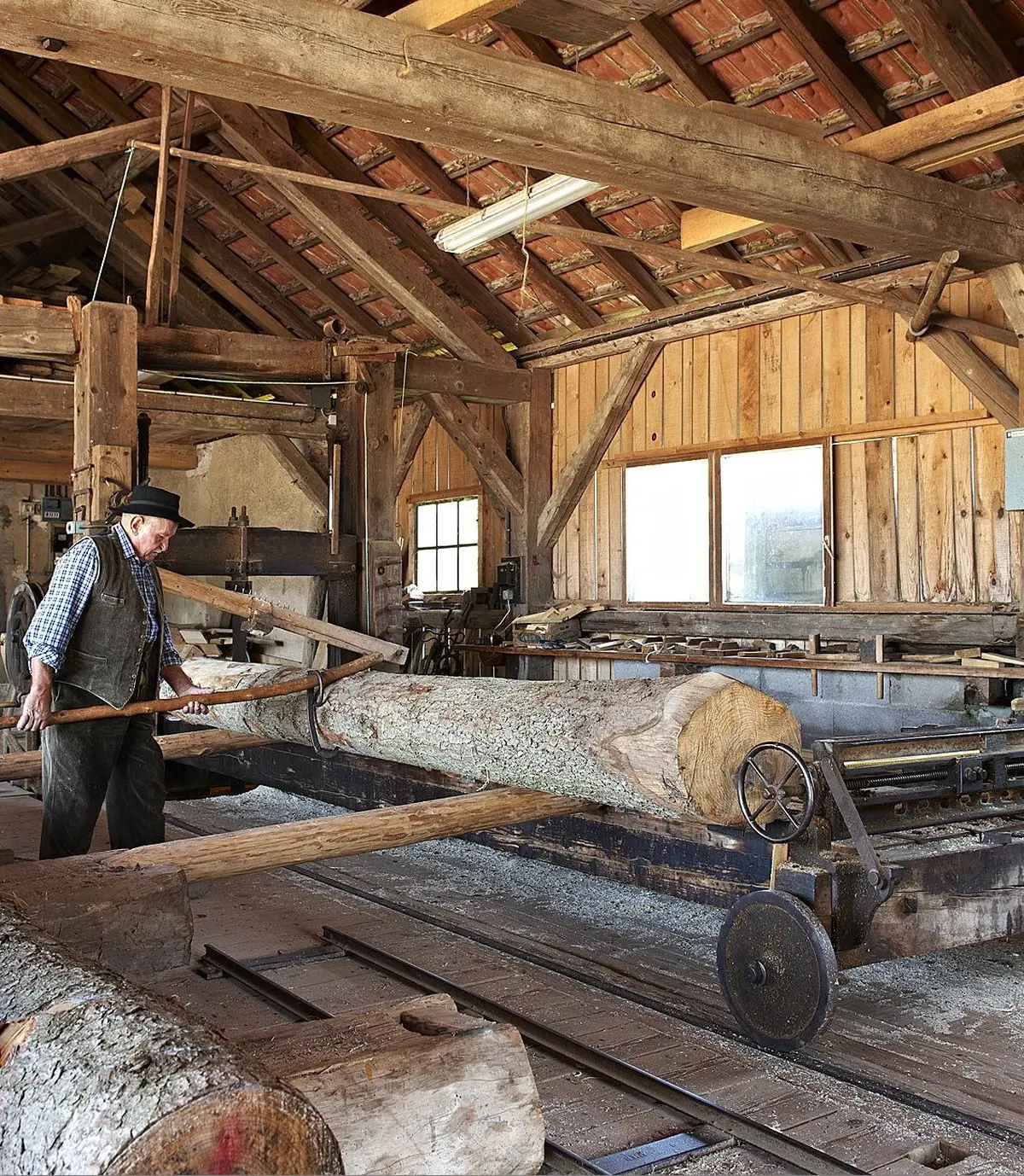 Scierie hydraulique-musée de Mandray