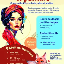 Cours de dessin et peinture