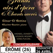 Concert solidaire Grands Airs d'Opéra et Chants Sacrés par le Ténor Di Bettino