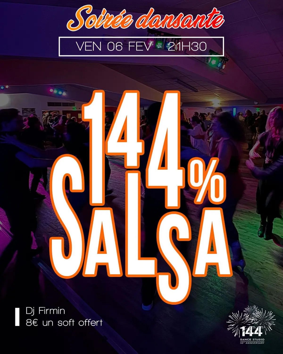 Soirée 144% Salsa
