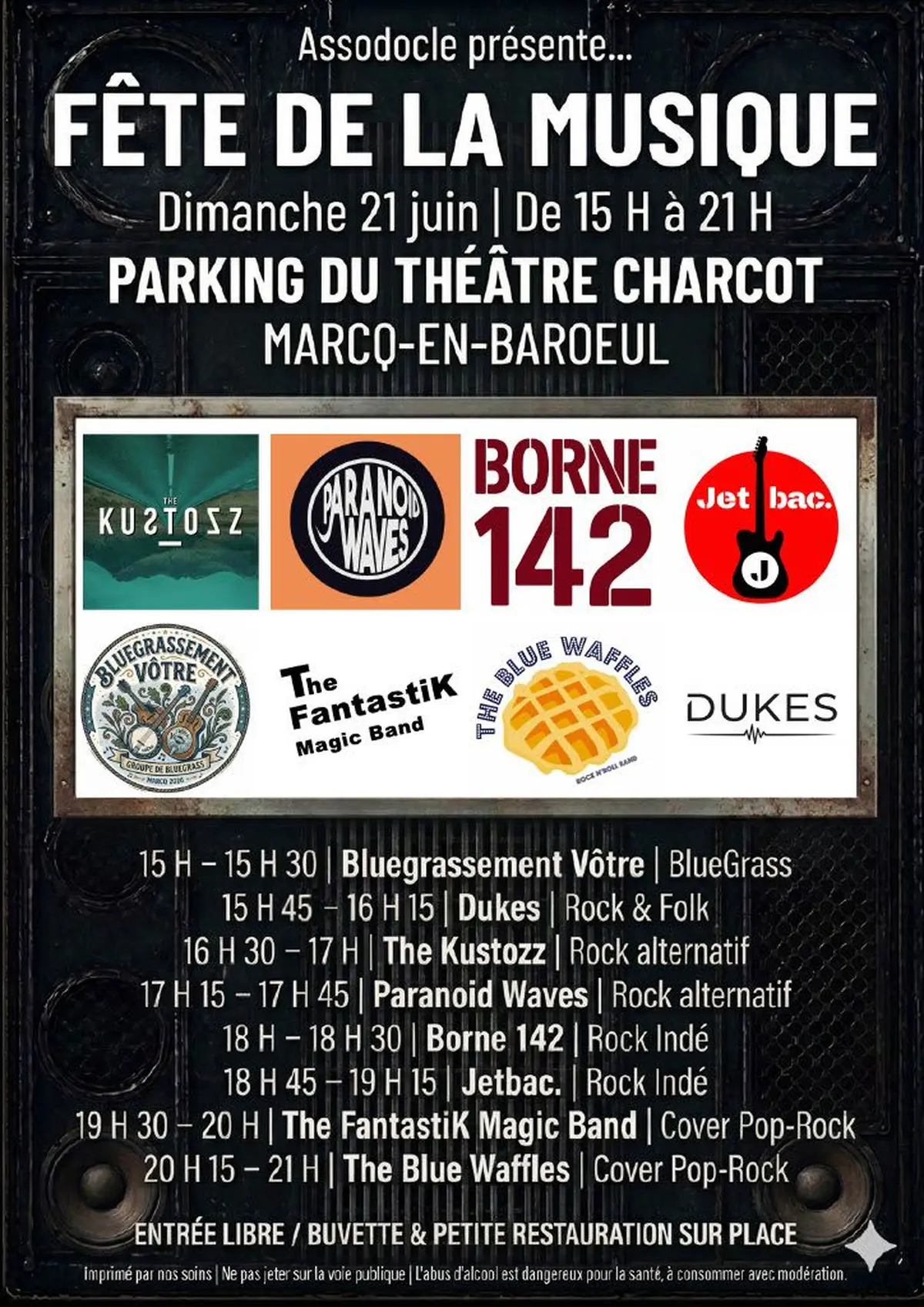 Fête de la Musique à Marcq-en-Barœul - Théâtre Charcot - Assodocle