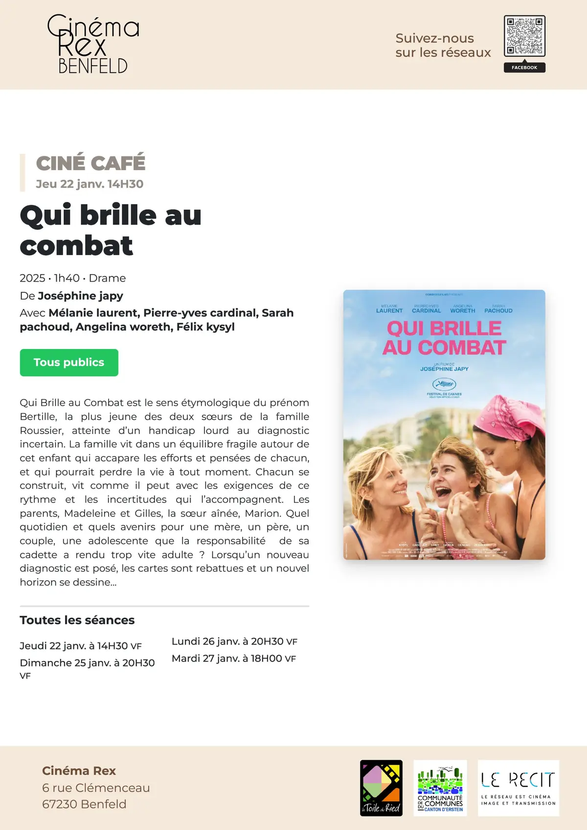 [Cinéma] Ciné Café : Qui brille au combat