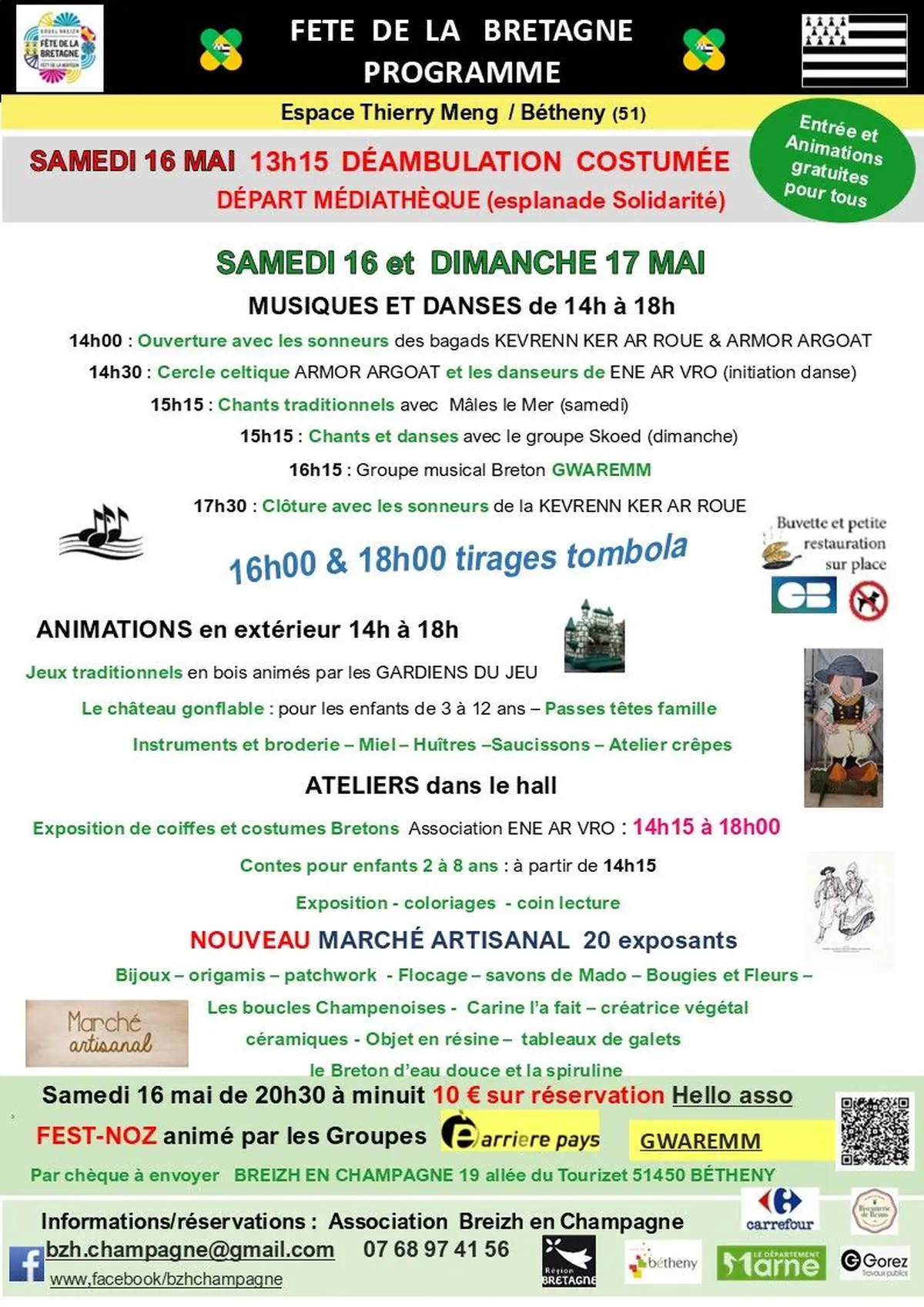 Fête de la Bretagne et festnoz 