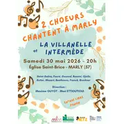 2 choeurs chantent à Marly (57)