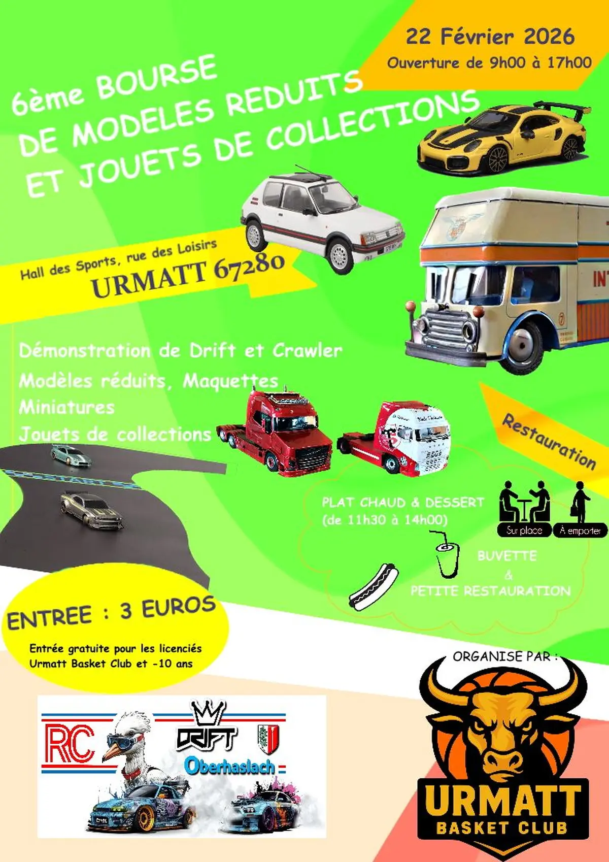 6ème Bourse d'échange de modèles réduits et démonstration de Drift et Crawler