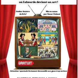 Tourbillons de parodie par la troupe des culottes à l'envers