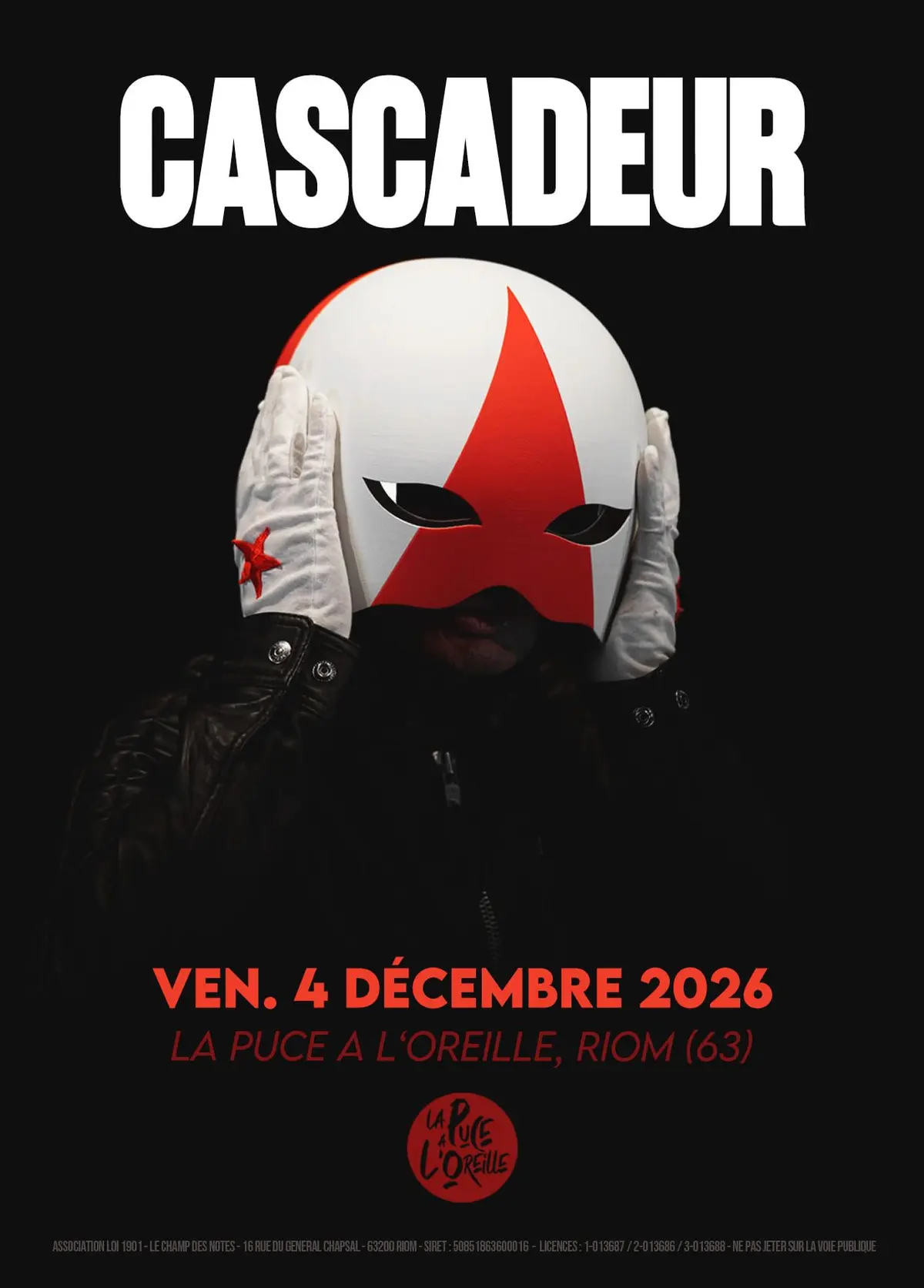 Cascadeur + première partie à la Puce a l'Oreille 