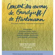 Concert des œuvres de Gurdjieff et de Hartmann