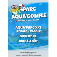 Aqua'parc XXL, paddles et pédalos, à la base nautique de Colmar ! &copy; Sans phot production