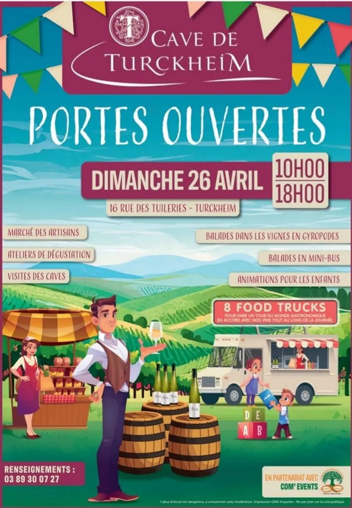 Portes ouvertes, cuisine du monde et vins d'Alsace