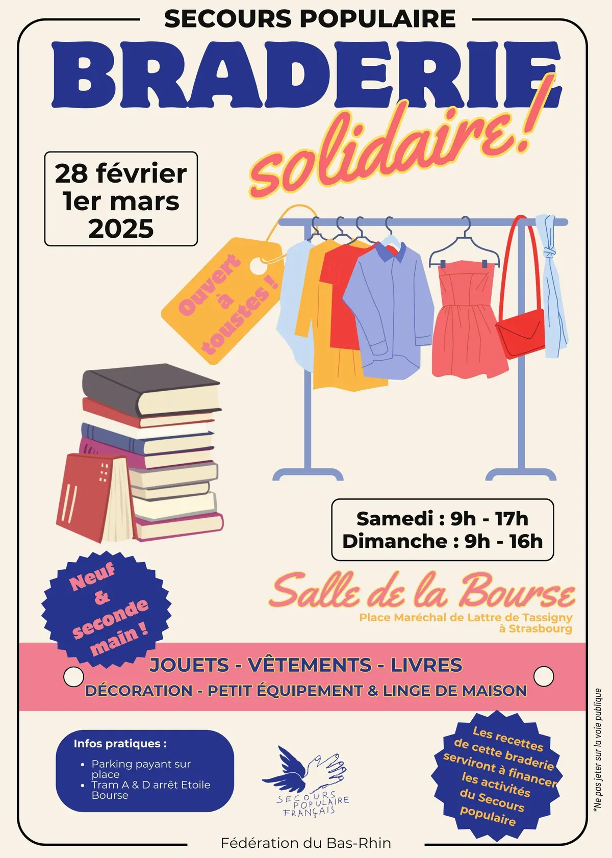 Braderie solidaire du Secours populaire