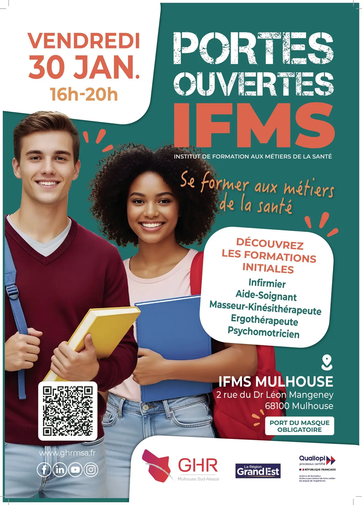 Portes Ouvertes de l'Institut de Formations aux Métiers de la Santé