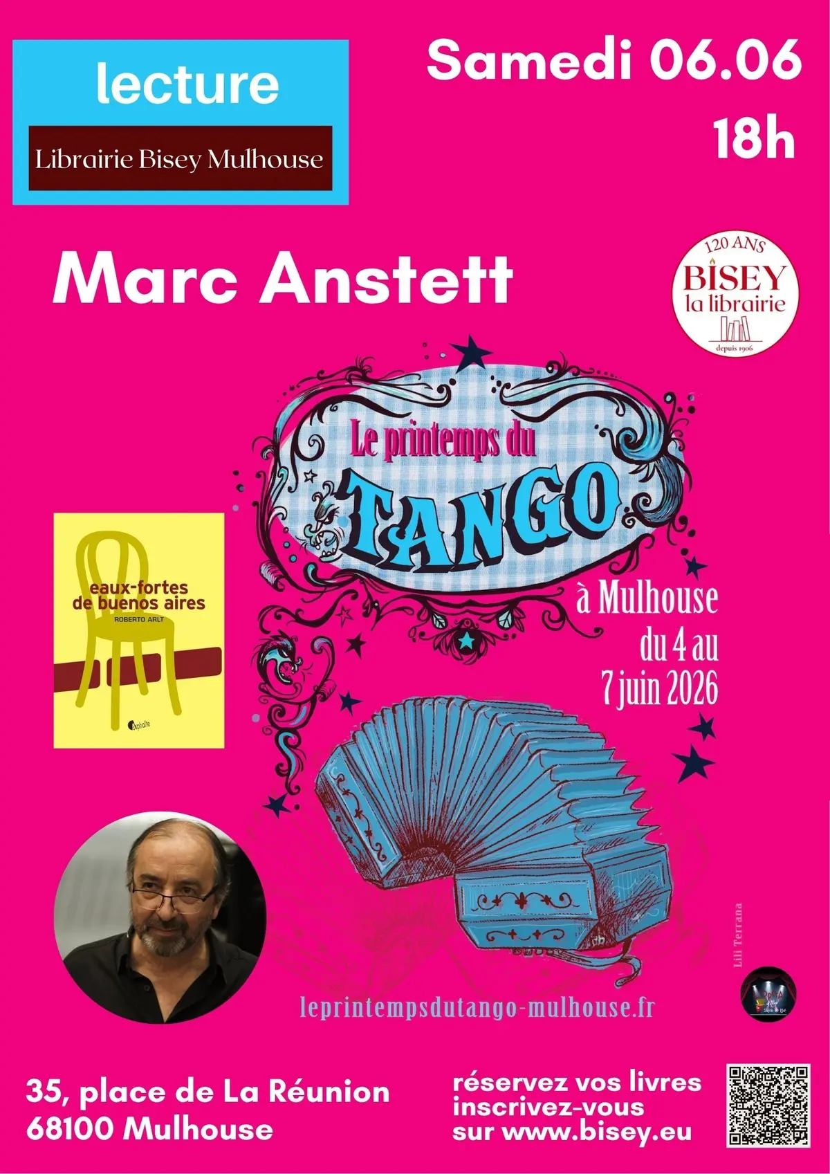 Les impromptus tango Lecture avec Marc Anstett Les eaux fortes de Buenos Aires 